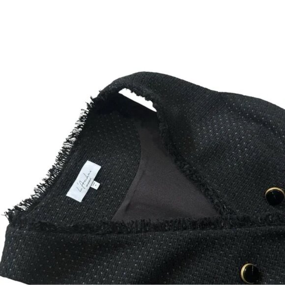 L’ACADEMIE The Pierre Mini Dress in Black NWOT - Size Medium - Picture 3 of 8